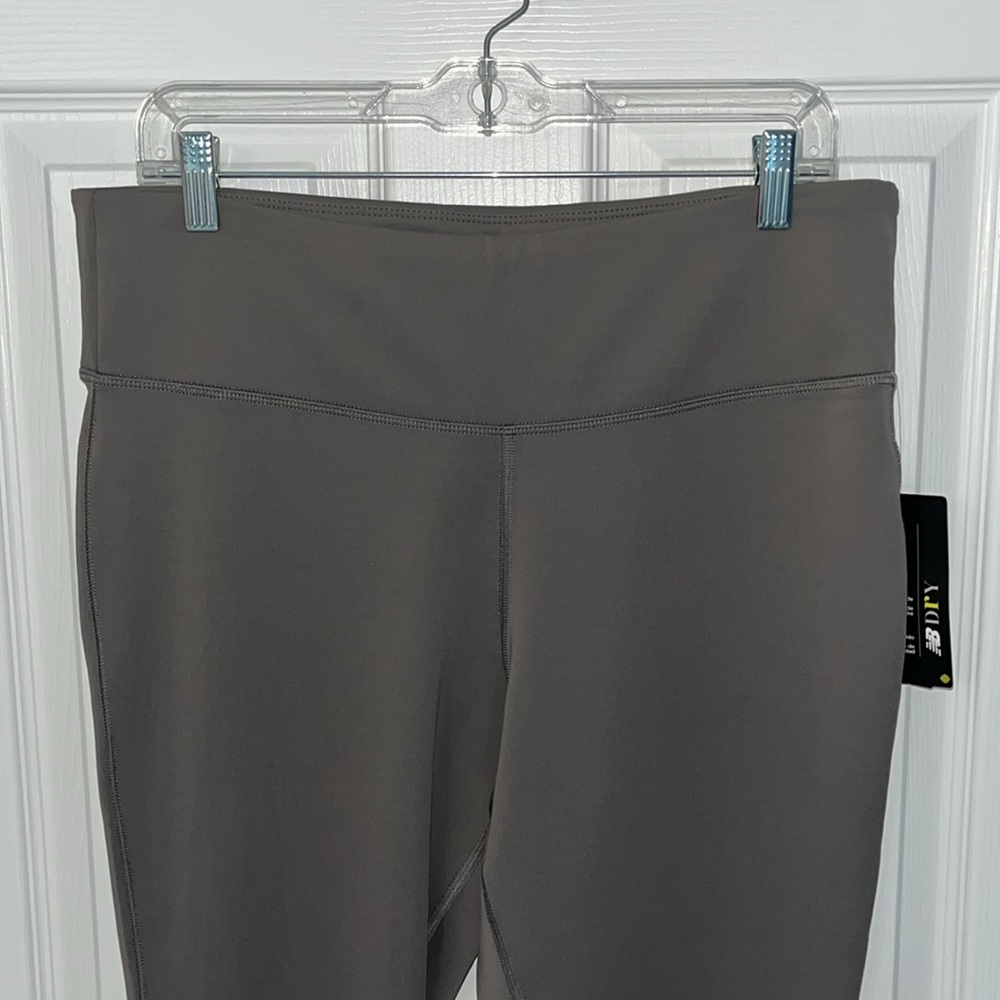 New balance leggings, brand new never been worn gray extra large - Picture 2 of 5